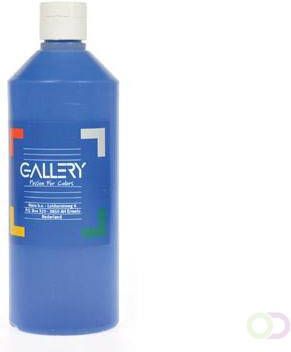 Gallery Plakkaatverf flacon van 500 ml donkerblauw