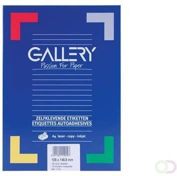Gallery witte etiketten ft 105 x 148 5 mm (b x h) rechte hoeken doos van 400 etiketten
