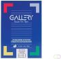 Gallery witte etiketten Ft 105 x 74 mm (b x h) rechte hoeken doos van 800 etiketten - Thumbnail 1