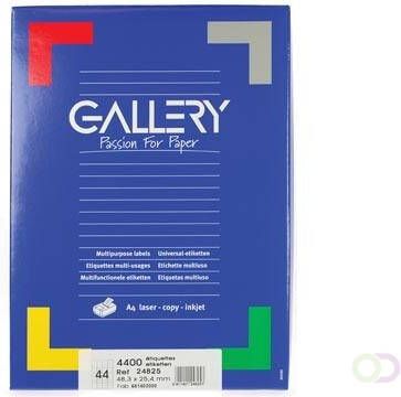 Gallery witte etiketten ft 48 3 x 25 4 mm (b x h) ronde hoeken doos van 4.400 etiketten