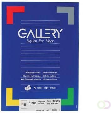 Gallery witte etiketten ft 66 x 46 6 mm (b x h) ronde hoeken doos van 1.800 etiketten