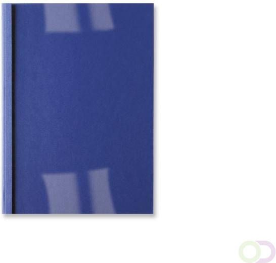 GBC thermische omslagen business line leathergrain 6 mm blauw