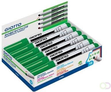 Giotto Robercolor whiteboardmarker maxi schuine punt groen 12 stuks - Foto 2