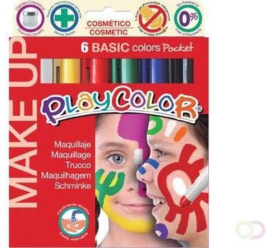 Graine Creative Graine CrÃ©ative maquillagestiften PlayColor Make up basiskleuren kartonnen etui met 6 stiften