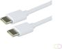 Green Mouse Kabel USB C C 2.0 1 meter wit - Thumbnail 1