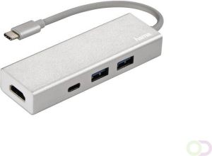Hama Hub 3.1 USB C naar USB A 2x + USB C + HDMI