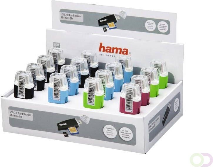 Hama Kaartlezer USB SD en Micro SD assorti