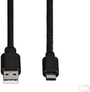 Hama Kabel USB C A 2.0 1 meter zwart