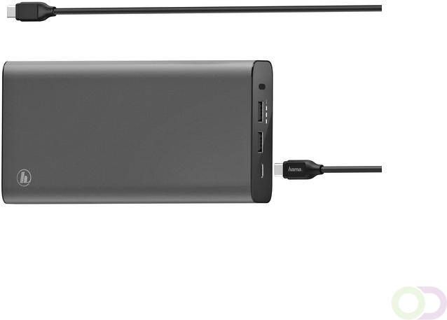 Hama Powerbank USB-C 26.800 mAh 5-20V 60W zwart