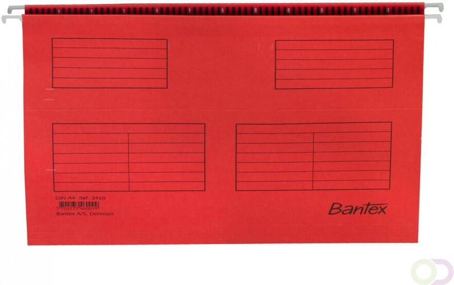 HAMELIN BANTEX Flex type hangmap voor lade A4 V bodem karton rood