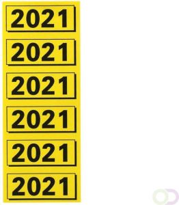 HAMELIN ELBA ordner jaaretiketten 2021 geel (120 st.)