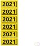 HAMELIN ELBA ordner jaaretiketten 2021 geel (120 st.) - Thumbnail 1