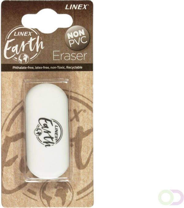 Linex Earth witte gum blister van 1 stuk
