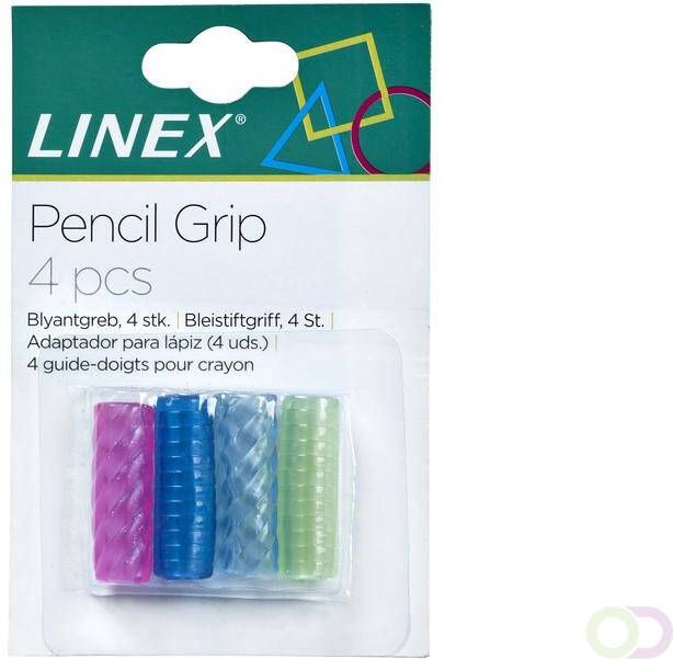 HAMELIN LINEX pen en potlood grip pak 4 stuks