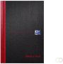 HAMELIN OXFORD Black n' Red gebonden boek A5 gelijnd 96 vel 90g harde kartonnen kaft - Thumbnail 2