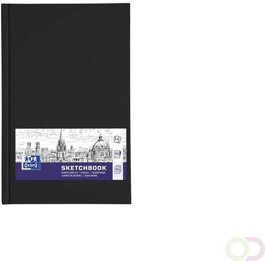 HAMELIN OXFORD dummyboek A5 96 vel 100g harde kartonnen kaft zwart