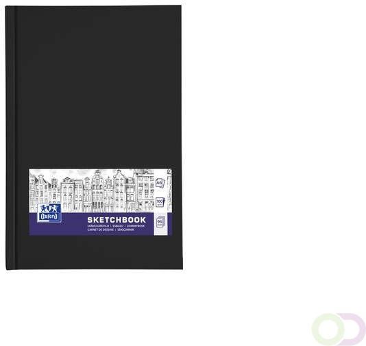HAMELIN OXFORD dummyboek A6 96 vel 100g harde kartonnen kaft zwart