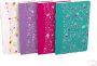 HAMELIN OXFORD Floral notitieboekje 90x140mm gelijnd 30 vel 90g soepele kartonnen kaft assorti - Thumbnail 2