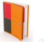 Oxford INTERNATIONAL activebook connect stevige kartonnen kaft oranje 160 bladzijden ft B5 gelijnd - Thumbnail 3