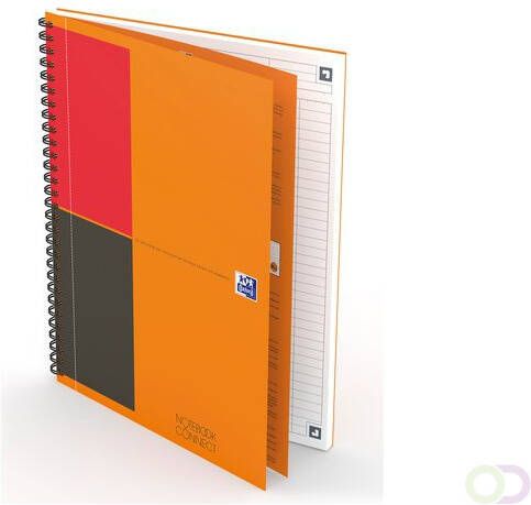 HAMELIN OXFORD International notebook B5 gelijnd 80 vel 80g stevige kartonnen kaft oranje