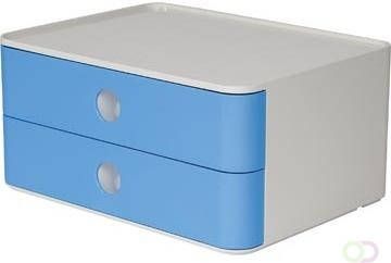 Han ladenblok Allison smart-box met 2 laden wit blauw