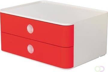 Han ladenblok Allison smart box met 2 laden wit rood