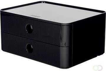 Han ladenblok Allison smart-box met 2 laden zwart