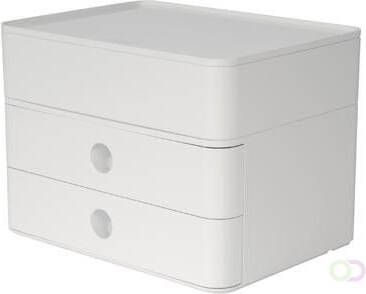 Han ladenblok Allison smart-box plus met 2 laden en organisatiebak glanzend wit