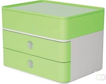 Han ladenblok Allison smart box plus met 2 laden en organisatiebak wit groen