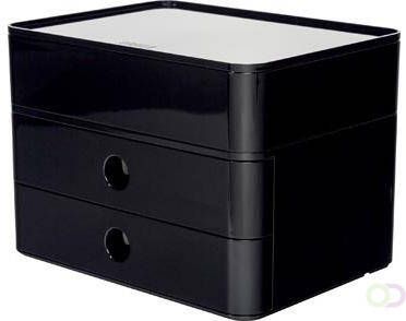 Han ladenblok Allison smart-box plus met 2 laden en organisatiebak zwart