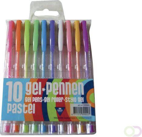 Haza Gelschrijver pastel assorti etui Ã  10st