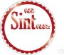 Haza Stickers van Sint voor rond rood wit doos Ã  1000 stuks - Thumbnail 2
