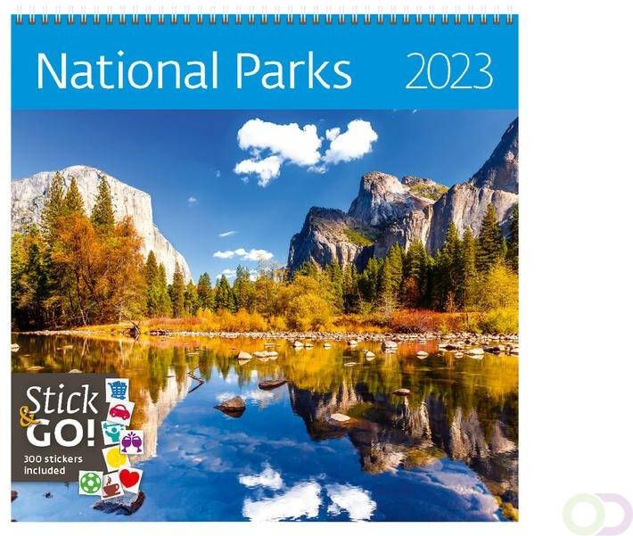Helma 365 Kalender 2023 30x30cm Nationale parken