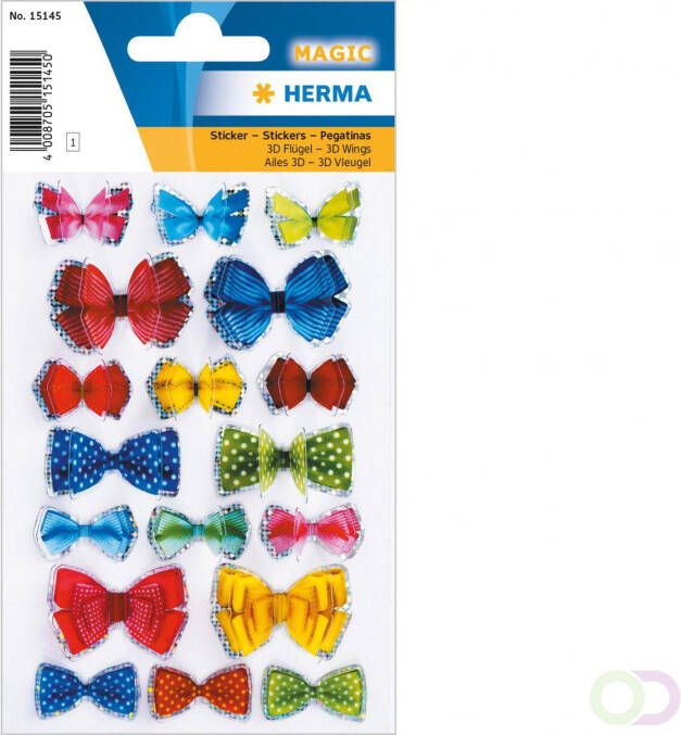 Herma 15145 Stickers strik 3D vleugels