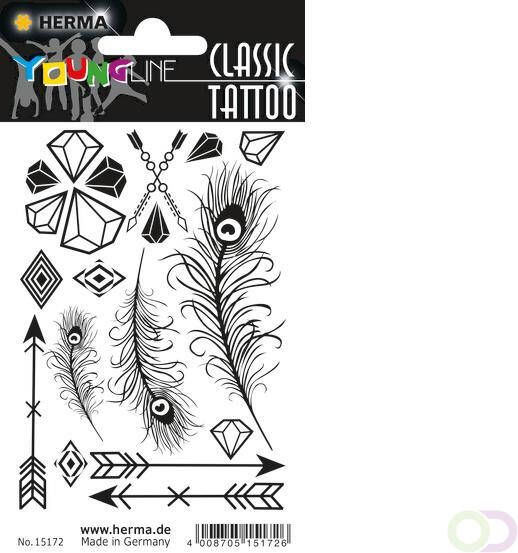 Herma 15172 CLASSIC tattoo black diamonds