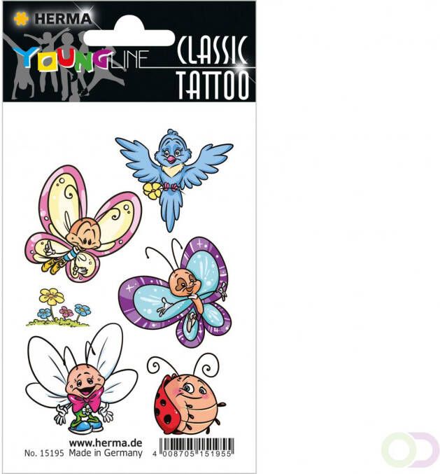 Herma 15195 CLASSIC tattoo colour vlinders & vrienden