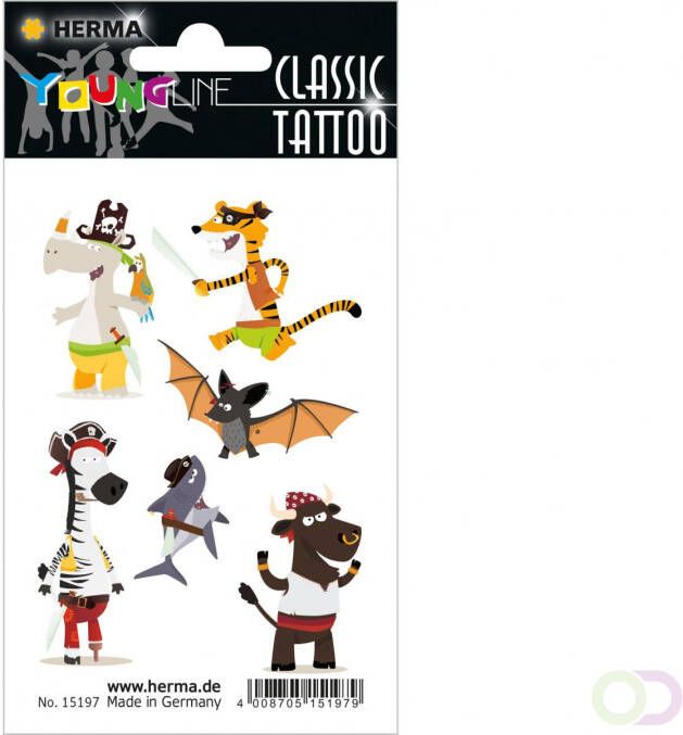 Herma 15197 CLASSIC tattoo colour piratendieren