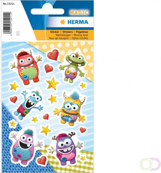 Herma 15211 Stickers kleine monsters wibelogen