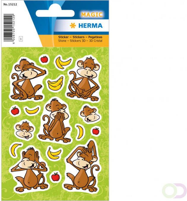 Herma 15212 Stickers apen circus stone