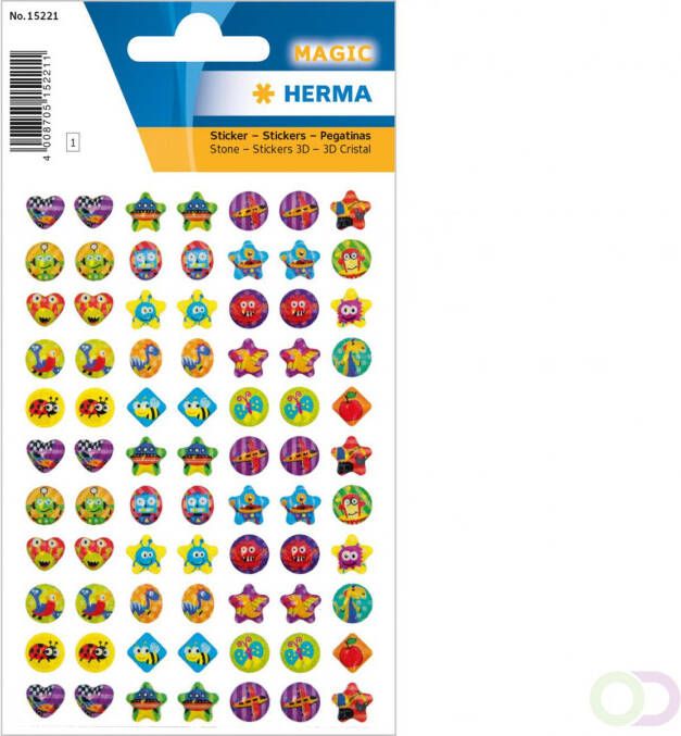 Herma 15221 Stickers little aliens stone