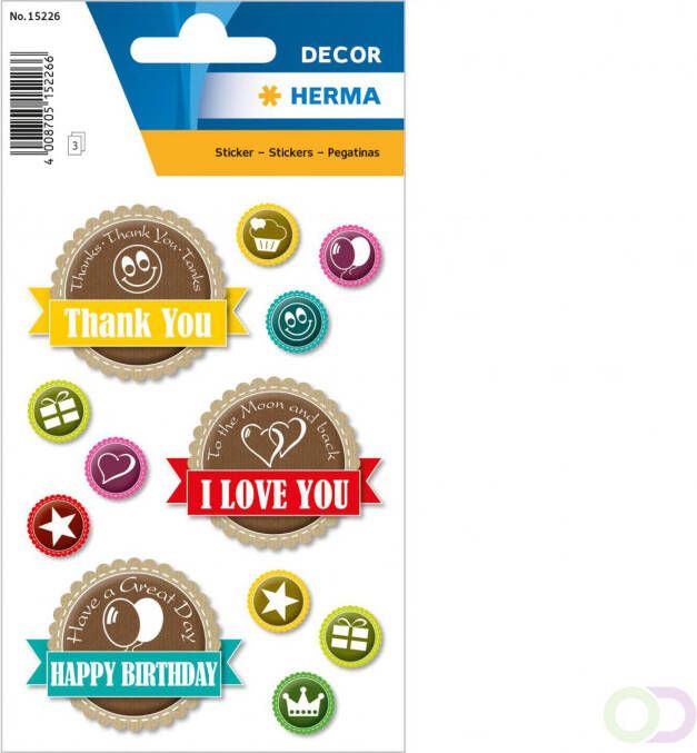 Herma 15226 Stickers happy day