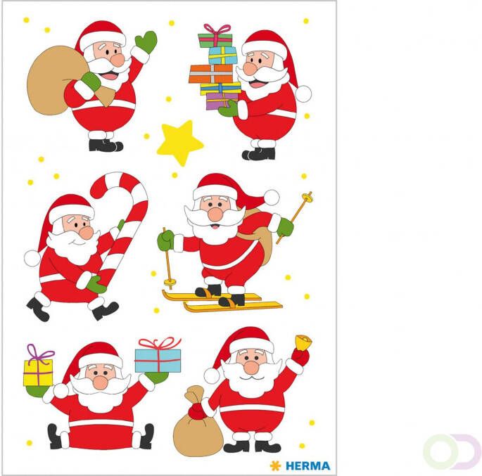 Herma 15237 Stickers kerstman vrienden