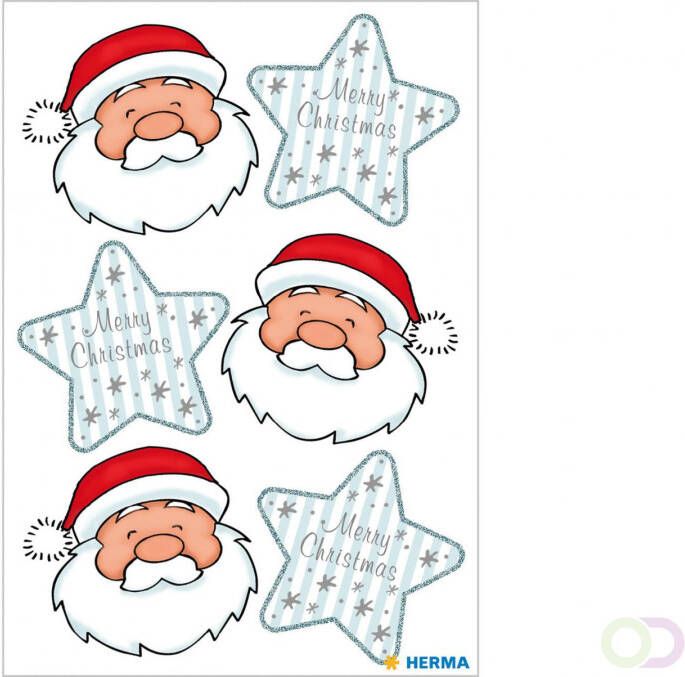 Herma 15261 Stickers kerstman groet