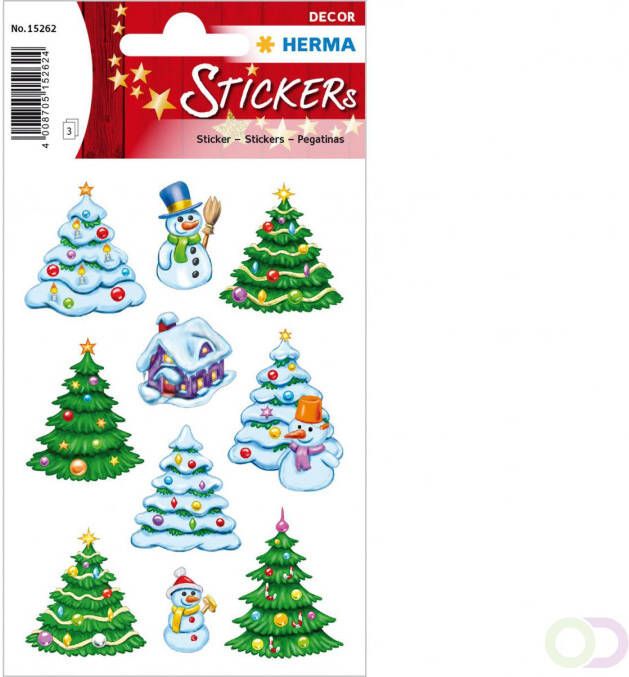 Herma 15262 Stickers kerst winterlandschap