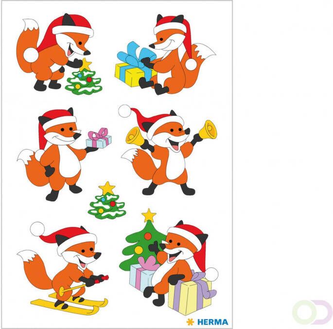 Herma 15263 Stickers kerst vos