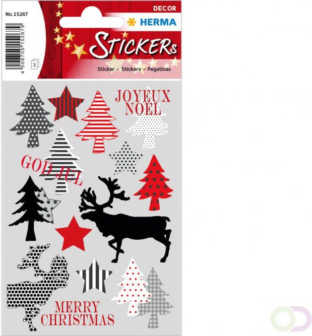 Herma 15267 Stickers Vrolijk kerstfeest