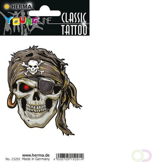 Herma 15291 CLASSIC tattoo piraat XXL
