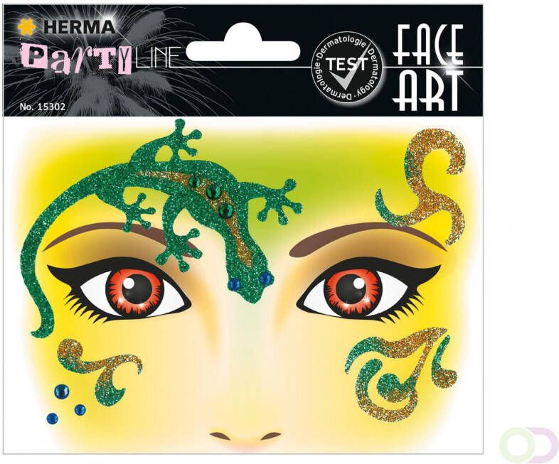 Herma 15302 Face Art Stickers Gecko