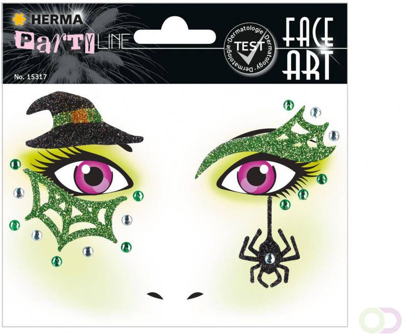 Herma 15317 Face Art Stickers Witch