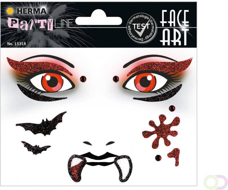 Herma 15318 Face Art Stickers Vampire